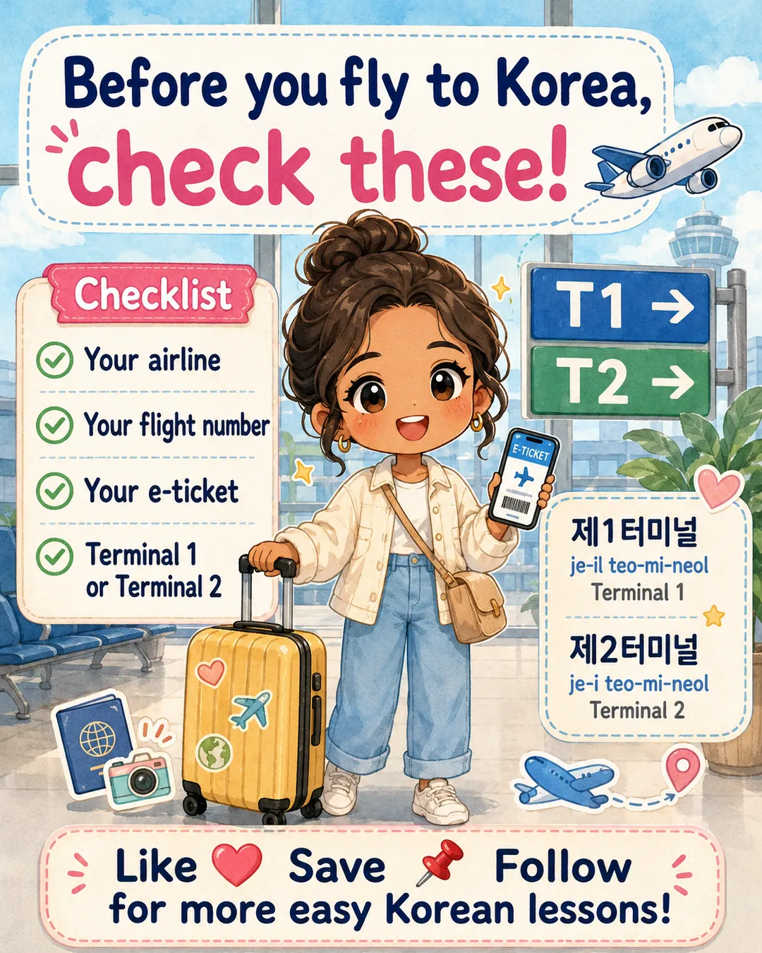 Which Incheon Airport Terminal T1 or T2 — cut 7