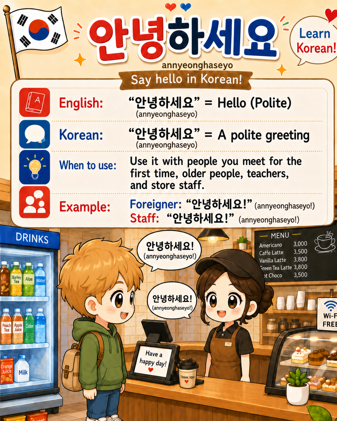 How to Say Hello in Korean — cut 2