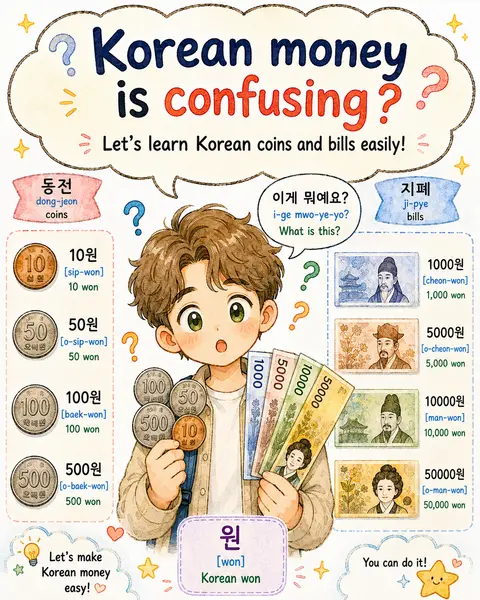 Korean Coins and Bills Explained