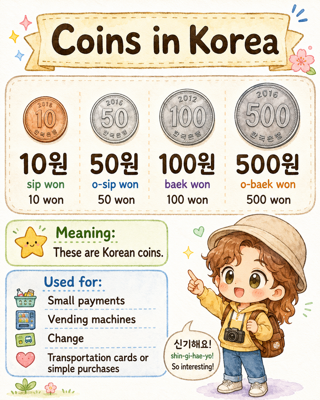 Korean Coins and Bills Explained — cut 3