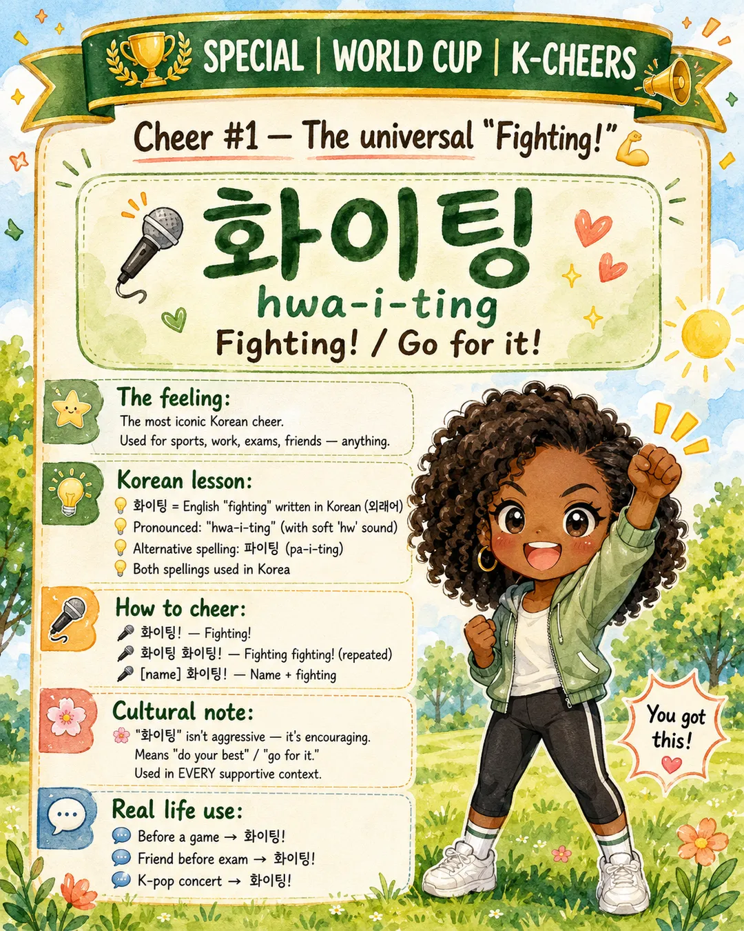6 Korean Cheers for Game Day — cut 3