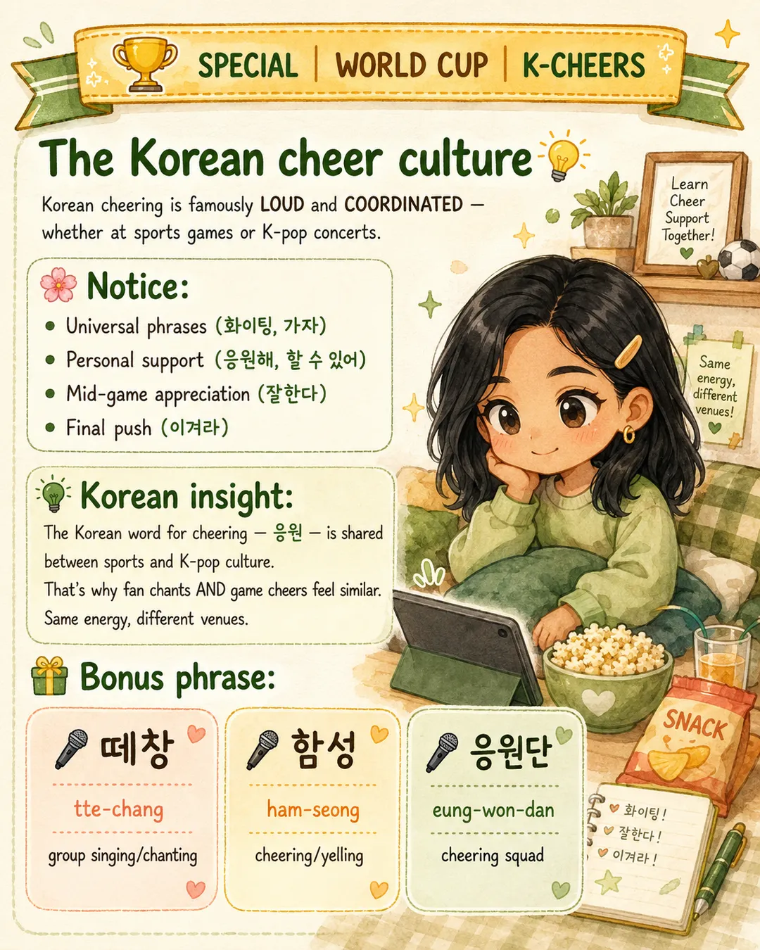 6 Korean Cheers for Game Day — cut 10