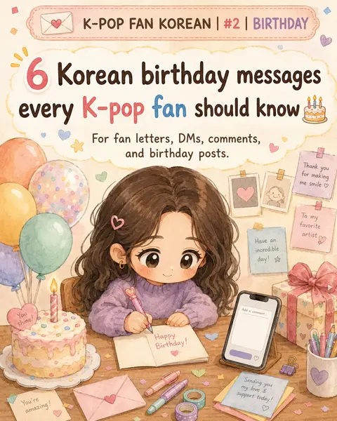 6 Korean Birthday Messages Every K-Pop Fan Should Know