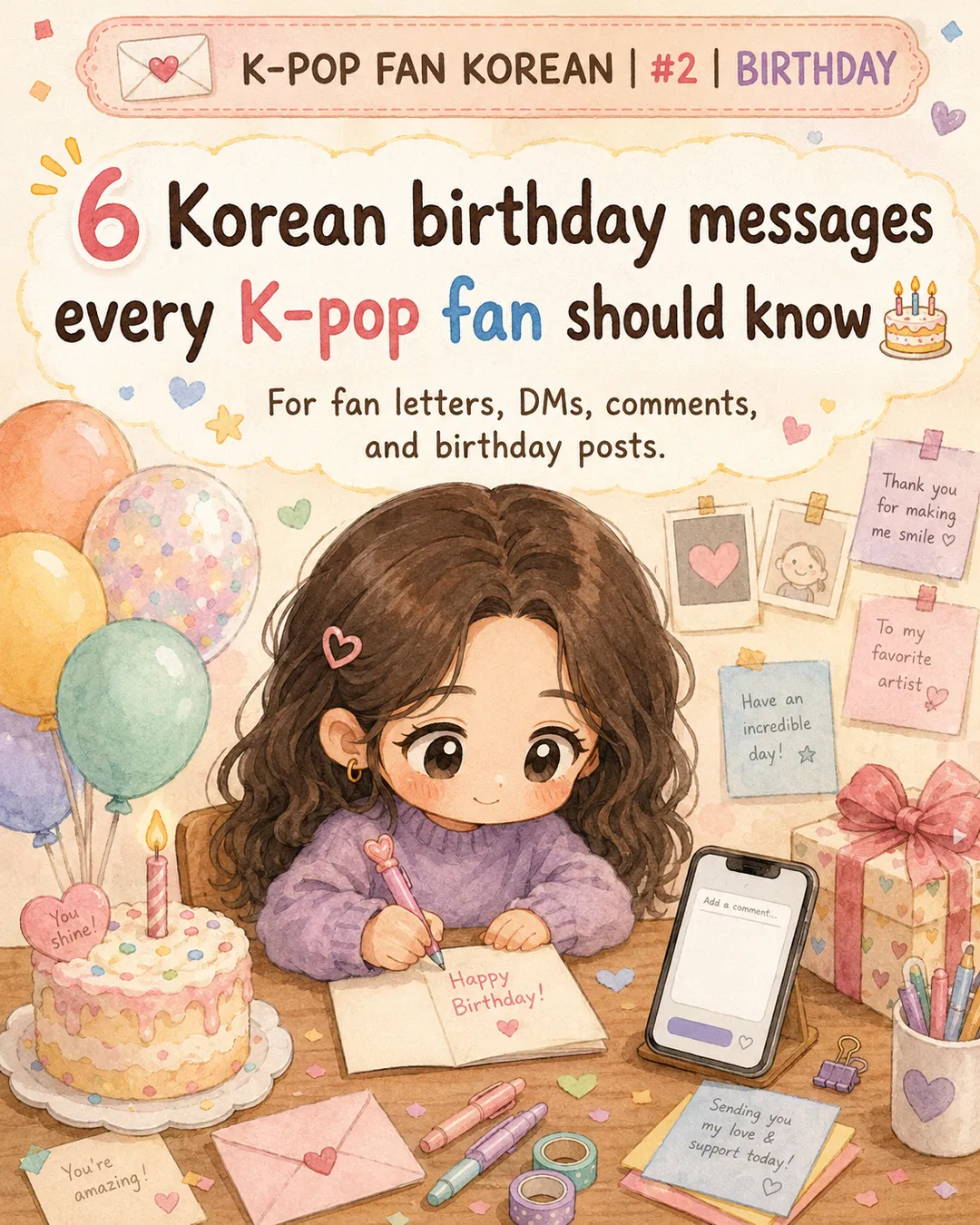 6 Korean Birthday Messages Every K-Pop Fan Should Know — cut 1