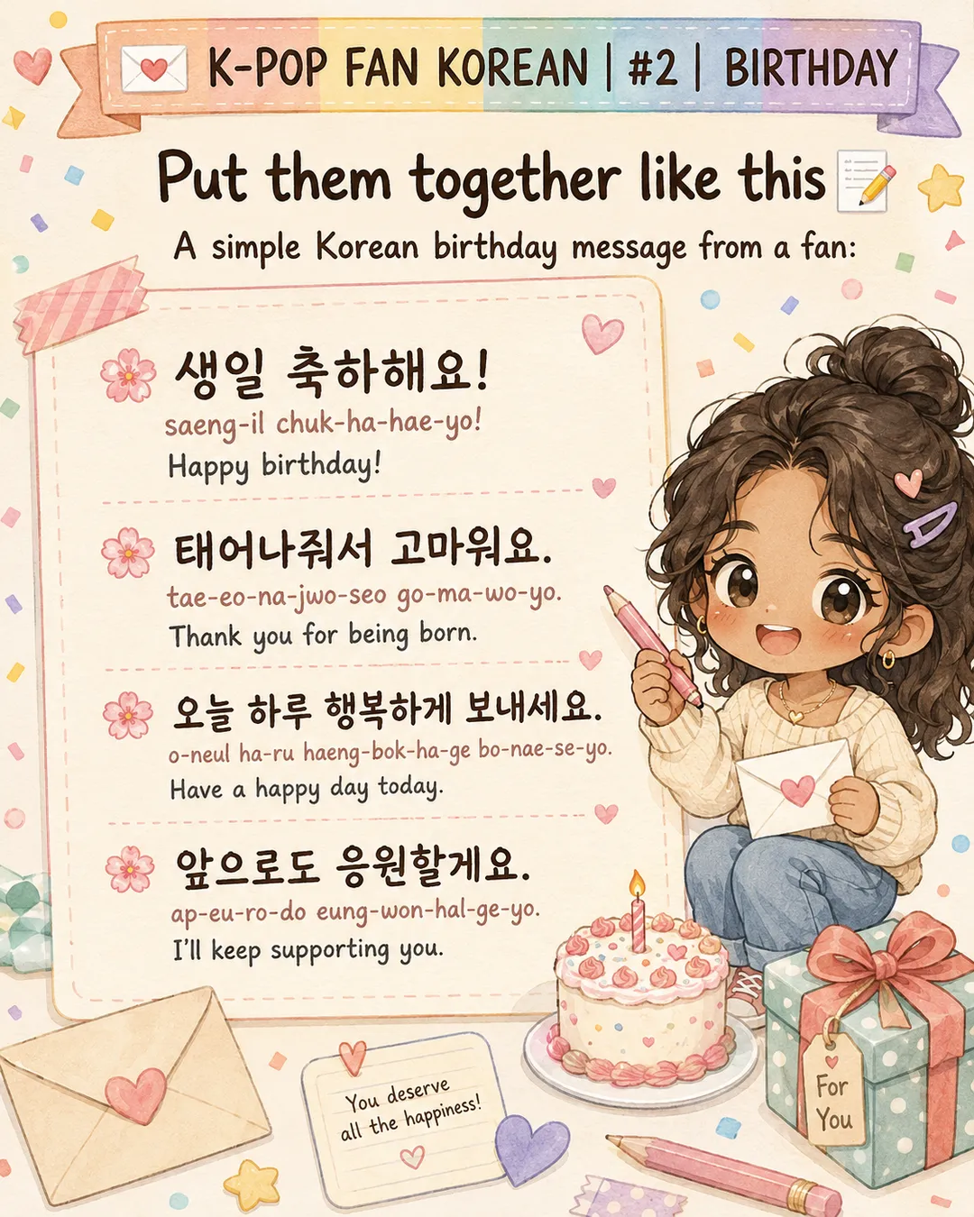 6 Korean Birthday Messages Every K-Pop Fan Should Know — cut 9