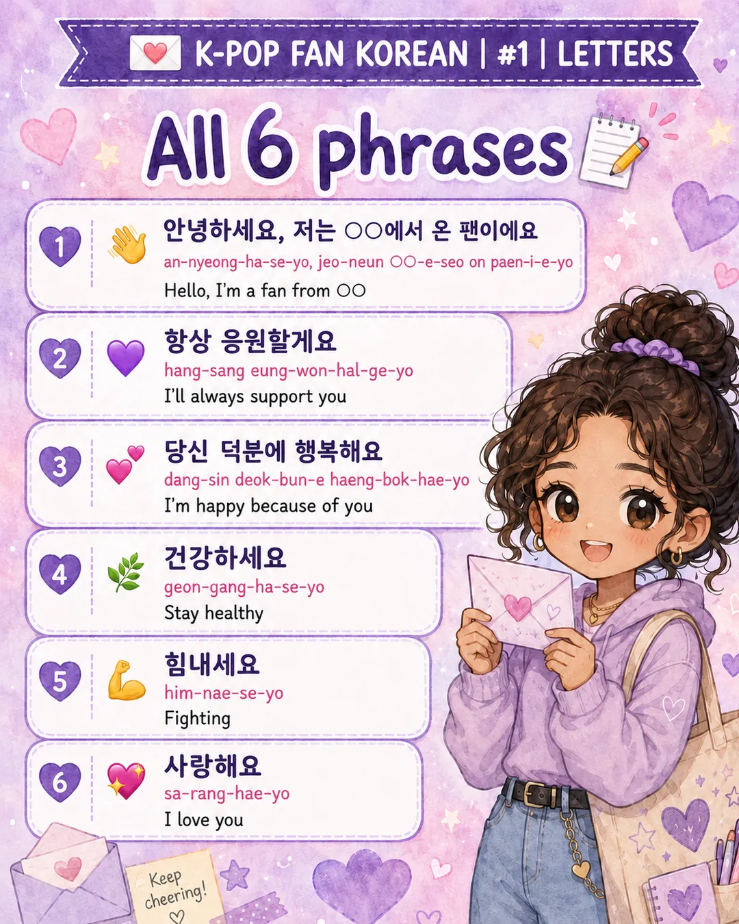 6 Korean Phrases for Your K-Pop Fan Letter — cut 10