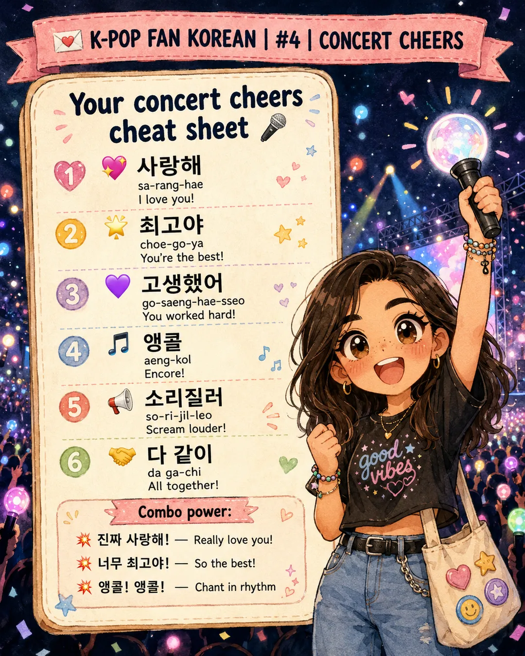 6 Korean Phrases to Shout at K-Pop Concerts — cut 9
