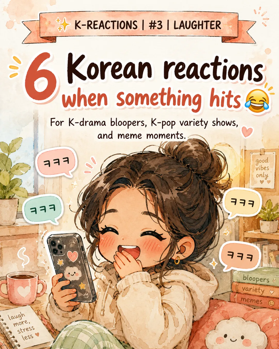 6 Korean Reactions When Something Cracks You Up — cut 1