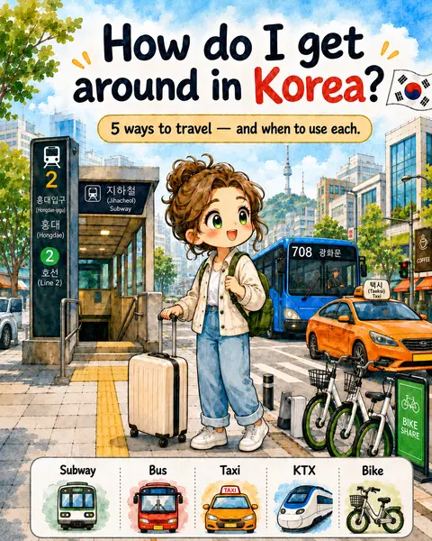 How to Get Around in Korea 5 Ways