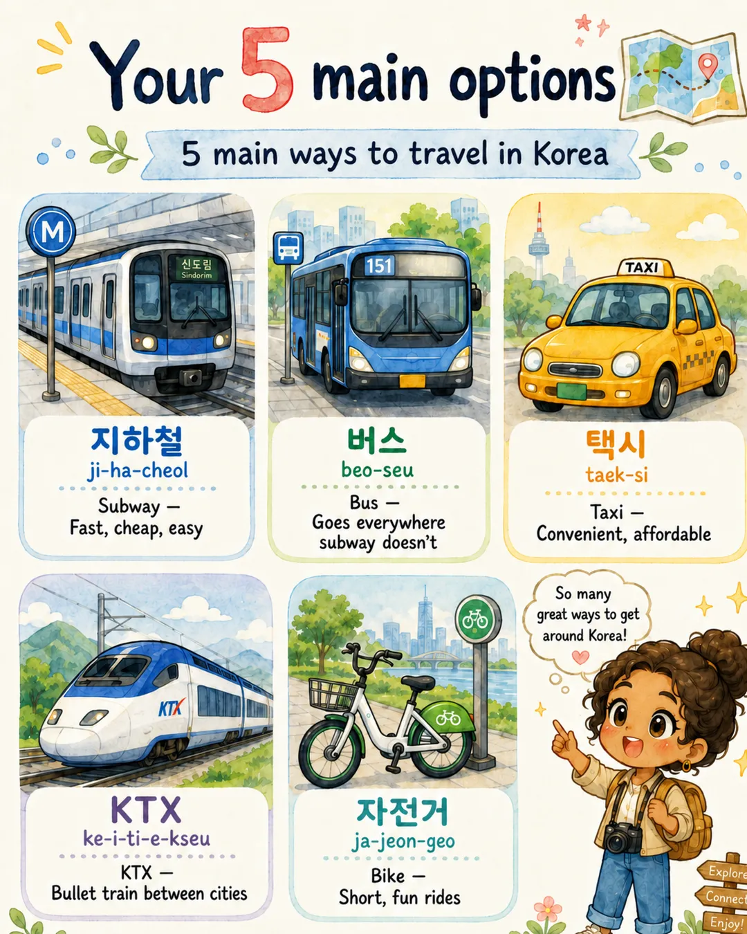 How to Get Around in Korea 5 Ways — cut 3