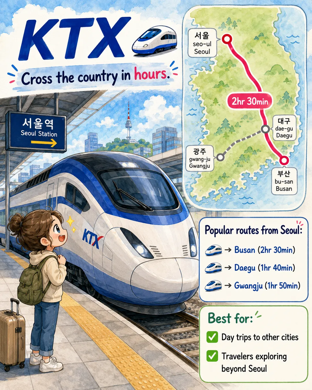 How to Get Around in Korea 5 Ways — cut 9