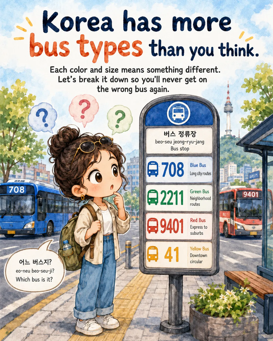 Korean Bus Types Explained — cut 2