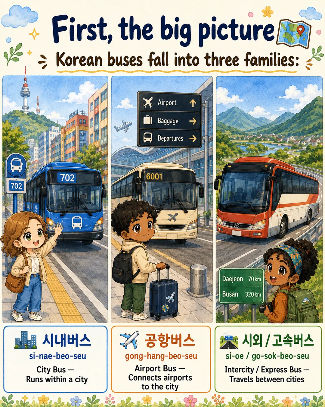 Korean Bus Types Explained — cut 3