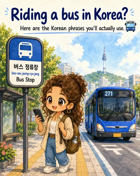 Korean Phrases for Riding the Bus