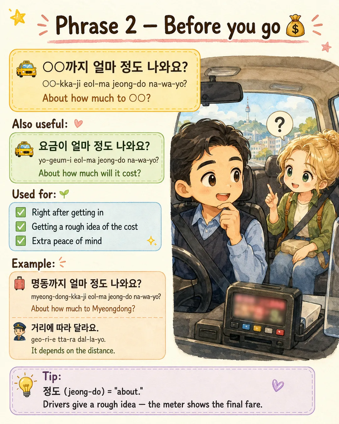 Master Taxi Korean in 7 Phrases — cut 3