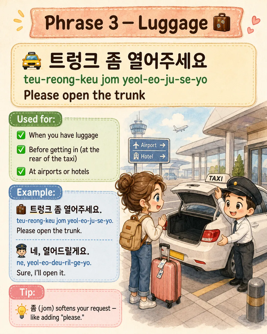 Master Taxi Korean in 7 Phrases — cut 4