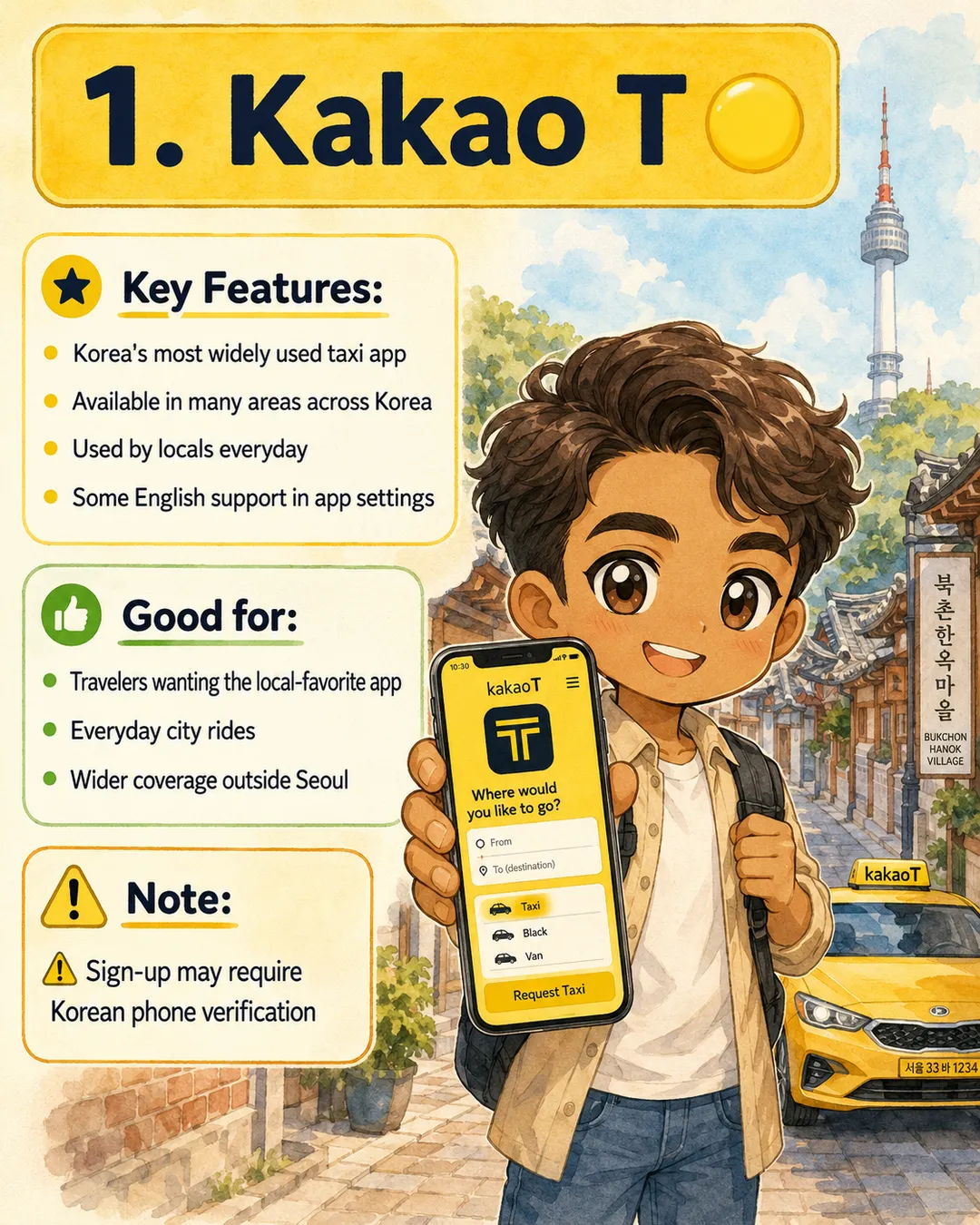 Taxi Apps in Korea — cut 3