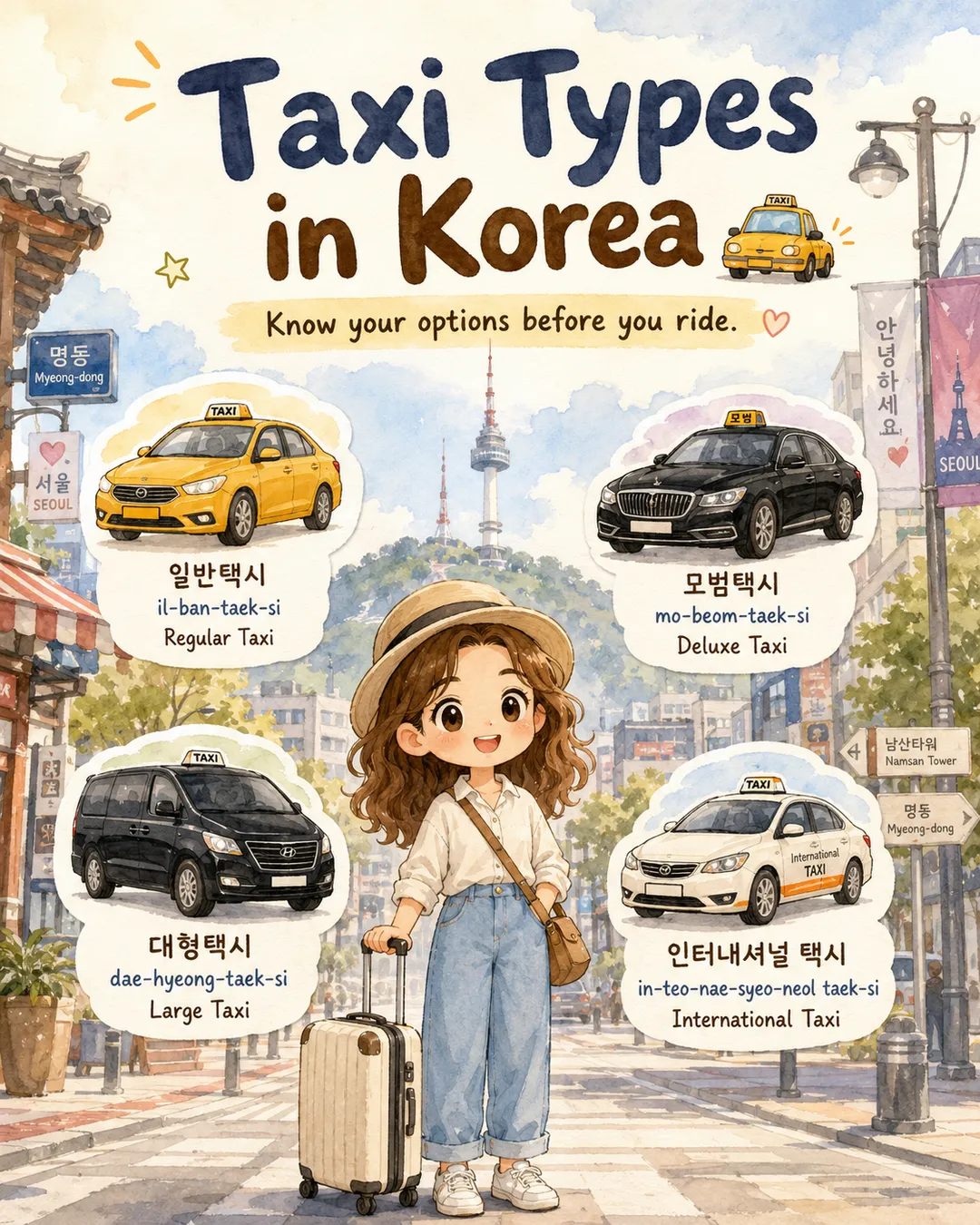 Taxi Types in Korea — cut 1