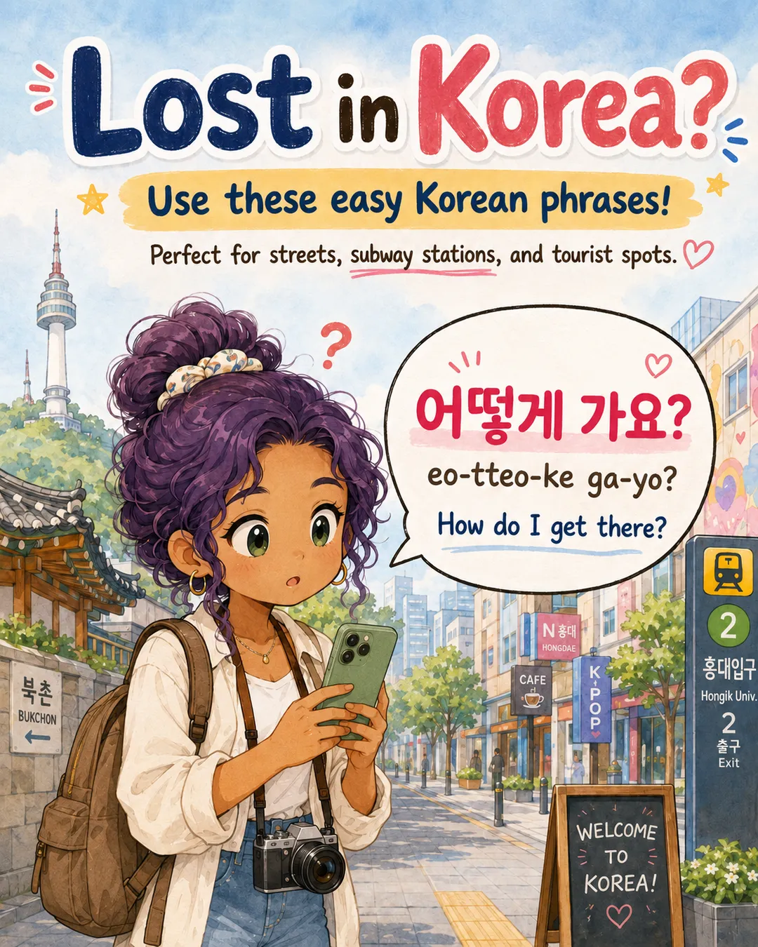 How to Ask for Directions in Korean — cut 1