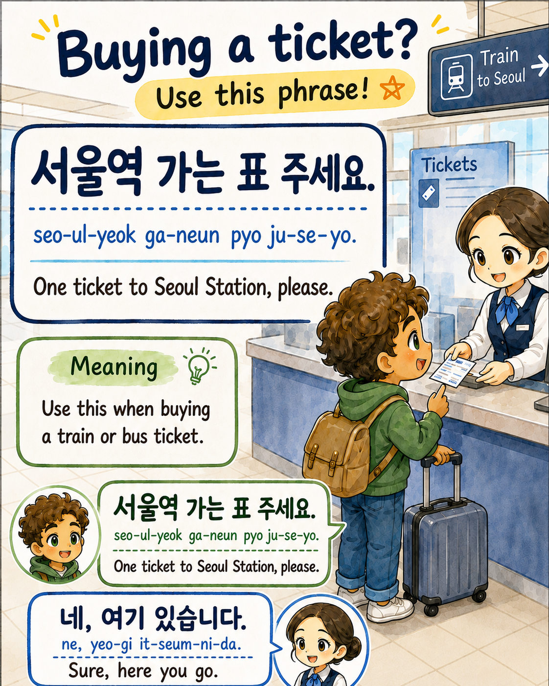 Incheon Airport to Seoul by Train Bus or Taxi — cut 6